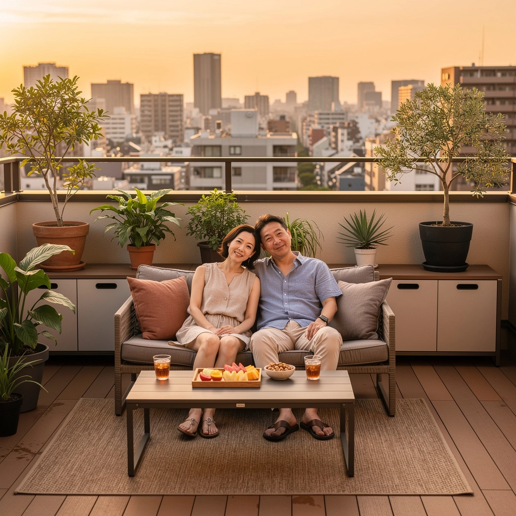 整理されたキッチンの棚に並んだ日常使いの家庭用品。