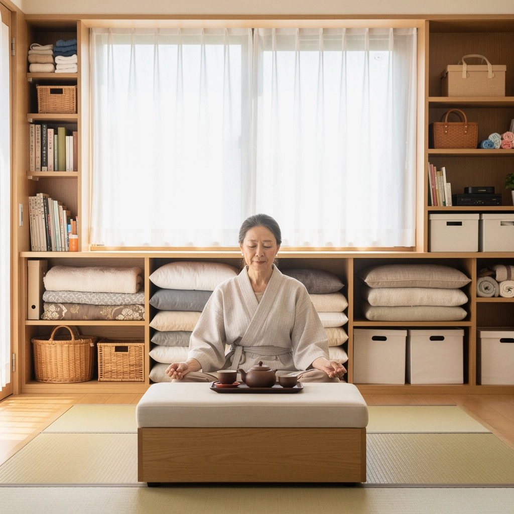 バスルームで使える便利な収納アイテムのセット