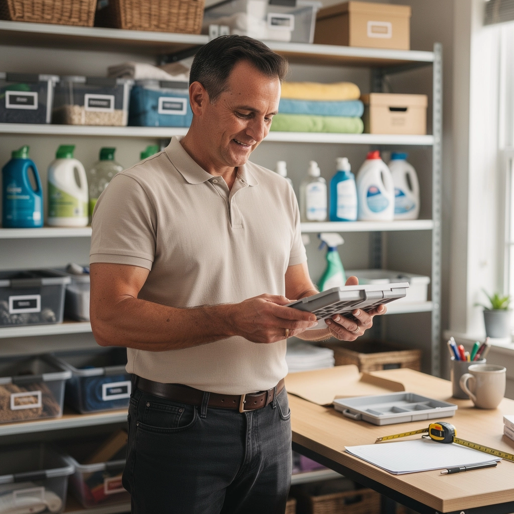 リビングルームに置かれた多機能収納ボックスの写真